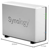 Synology DS120j 1 Bay Desktop NAS Enclosure, Black