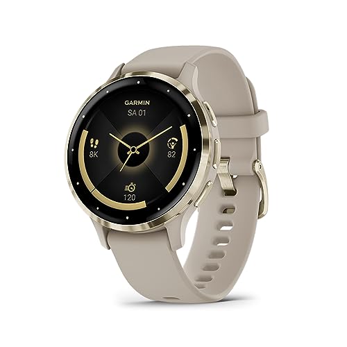 Garmin Venu 3S 41mm GPS Fitness-Smartwatch AMOLED, lange Akkulaufzeit & Bluetooth Telefonie