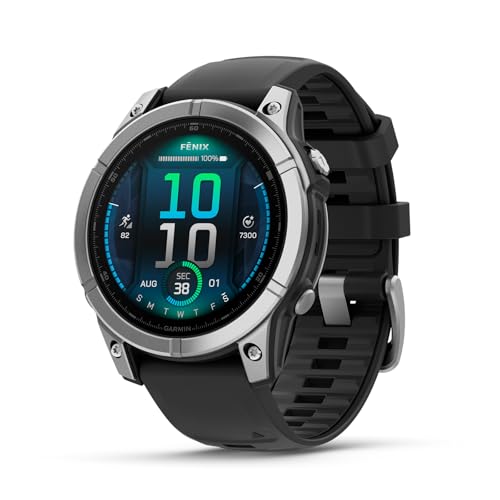 Garmin fēnix 8 51mm: Premium GPS Multisport Smartwatch mit AMOLED Display, Herzfrequenz, Topo-Karten