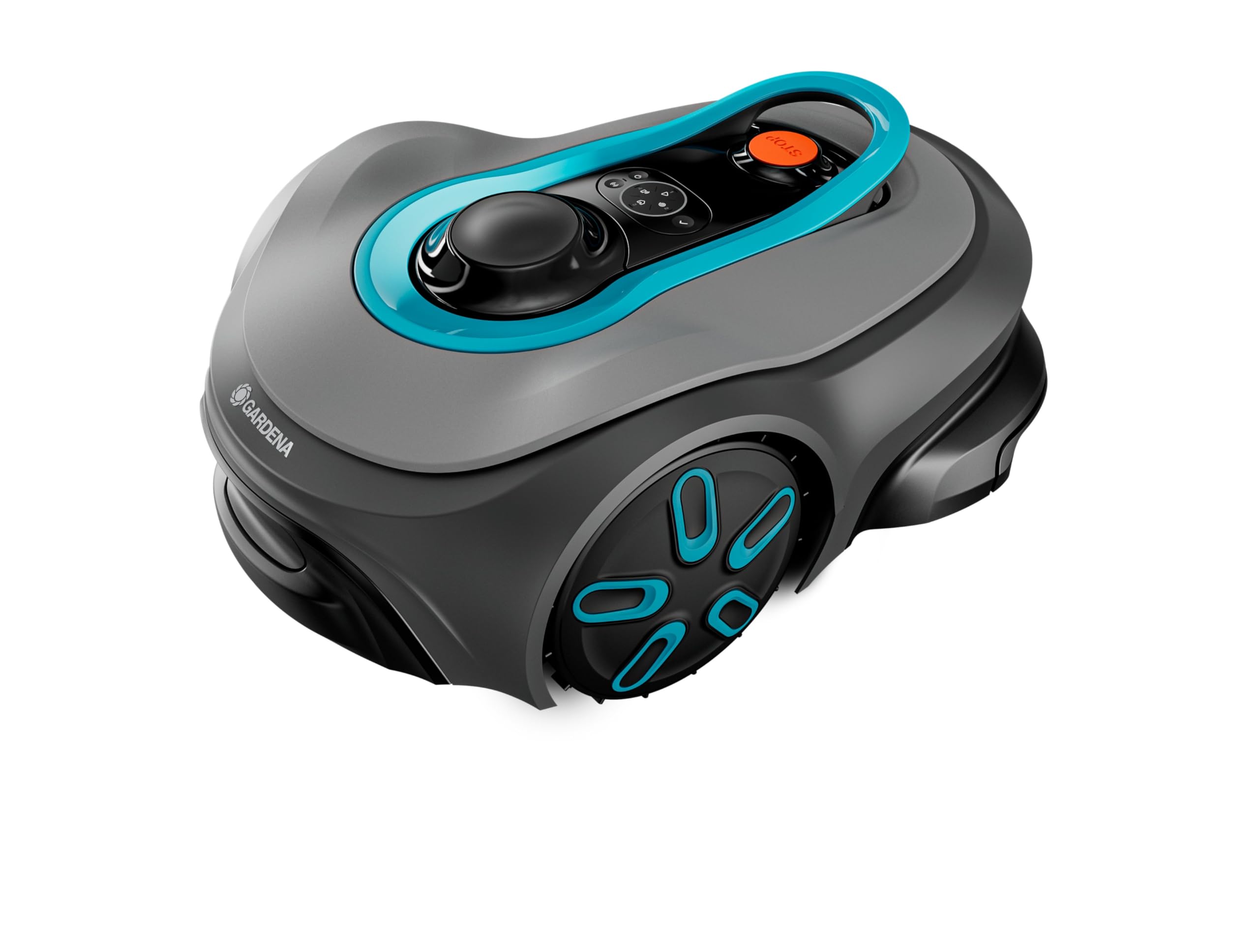 Gardena smart SILENO Free Set 1100 m² Mähroboter, kabellos, für Rasenflächen bis 1.100 m², LONA Intelligence, ohne Begrenzungskabel, leiser Betrieb, intelligenter Mäher mit App Steuerung (19926-47)