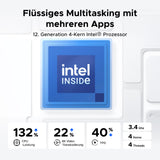 UGREEN NASync DXP2800 2-Bay Desktop NAS, Intel N100 Quad-Core-CPU, 8GB DDR5 RAM, 1 * 2,5GbE, 2*M.2 NVMe-Steckplätze, 4K HDMI, Network Attached Storage (Diskless)