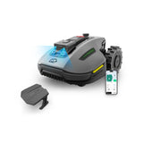 MAMMOTION YUKA Mini 500 Robotic Lawnmower without Boundary Cable, NetRTK+Vision, No RTK Antenna Required, Auto Mapping, Recommendation 500 m², with 4G Module, 50% Incline