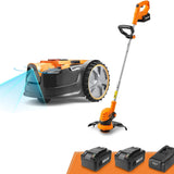 LawnMaster OcuMow™ 24V kabelloser Roboter-Rasenmäher & Trimmer