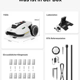 MAMMOTION YUKA 2000, 2000m², Ohne Kabel, NetRTK+Vision, 4G, 50% Steigung