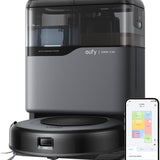 eufy Saugroboter Omni C20 mit All-in-One-Station,Auto-Entleerung, Auto-Wasch- und Trocknungsfunktion, 7.000Pa, 8,5cm Design, Staubsauger Roboter mit Wischfunktion,Kindersicherung