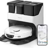 roborock S7 Max Ultra Saugroboter mit selbstentleerender/selbstwaschender/selbsttrocknender/selbstbefüllender/selbstreinigender Station (5500 Pa, aktive Hindernisvermeidung, App/Sprachsteuerung)
