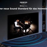 TCL 65 Zoll QLED 4K Smart Google TV, 144Hz Gaming, Onkyo Sound