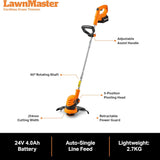 LawnMaster OcuMow™ 24V kabelloser Roboter-Rasenmäher & Trimmer