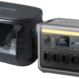 Anker SOLIX C1000 tragbare Powerstation mit wasserfester Tragetasche, 1800W Solargenerator, 1056Wh LFP (LiFePO4) Akku, 4 AC-Steckdosen