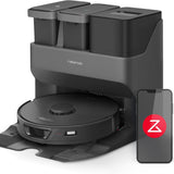 roborock S7 Max Ultra Saugroboter mit selbstentleerender/selbstwaschender/selbsttrocknender/selbstbefüllender/selbstreinigender Station (5500 Pa, aktive Hindernisvermeidung, App/Sprachsteuerung)