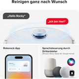 Roborock Qrevo Curv, 18,500Pa, Hebemopp, 75°C Wäsche, Anti-Tangle, Sprachsteuerung