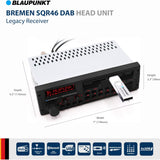 Blaupunkt Bremen SQR 46 DAB Retro Autoradio: Bluetooth, DAB+, USB, Aux-In, 4x50W, Kurze Einbautiefe