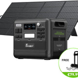 FOSSiBOT F2400 Solargenerator 2048Wh, 400W Solar, 2400W AC, Schnellladung