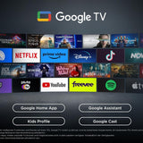 TCL 55 Zoll QLED 4K HDR Smart Google TV: Brillante Bilder, Gaming, Dolby Atmos