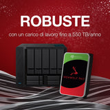 Seagate IronWolf Pro 4TB, NAS Interne Festplatte HDD, 3.5 Zoll, 7200 U/Min, CMR, 256 MB Cache, SATA 6 GB/S, inkl. Data Rescue Service (ST4000NTZ01)