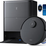 ECOVACS Deebot T30S Pro Robot Vacuum Cleaner with Wiping Function, 11,000 Pa, ZeroTangle Technology, 70°C Hot Water Wiping When Washing, TruEdge™ Edge Wiping, 6,400 mAh Battery, AI Obstacle Avoidance