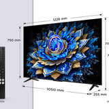 TCL 55 Zoll QLED 4K HDR Smart Google TV: Brillante Bilder, Gaming, Dolby Atmos