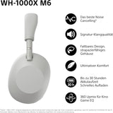 Sony WH-1000XM6 Over-Ear Noise Cancelling Kopfhörer: Hi-Res Sound, Komfort, faltbar, 30h Akku