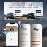 VANTRUE N4 Pro 3-Kanal 4K HDR Dashcam – STARVIS 2, WiFi, GPS, Parküberwachung