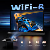 ONOAYO Smart 4K Mini Beamer: 1000 ANSI, Dolby Audio, WiFi6, Netflix