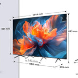 TCL 65 Zoll QLED 4K Smart Google TV, 144Hz Gaming, Onkyo Sound