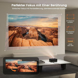 ONOAYO Smart 4K Mini Beamer: 1000 ANSI, Dolby Audio, WiFi6, Netflix