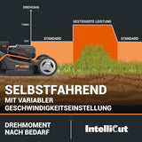 WORX WG749E Akku-Rasenmäher 40V, 46 cm, Radantrieb & Akku-Set