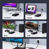 UGREEN USB 3.0 Festplattengehäuse UASP 3,5 Zoll Externe Festplatten Gehäuse USB 3.0 externes Gehäuse Case für 3.5" SATA SSD und HDD mit USB 3.0 Kabel und 12V 2A Netzteil,werkzuglos Schwarz