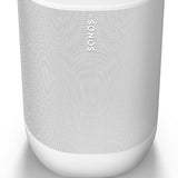 Sonos Move 2 Tragbarer WLAN Bluetooth Lautsprecher – 24h Akku, Alexa, Ladestation