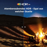 TCL 55 Zoll QLED 4K HDR Smart Google TV: Brillante Bilder, Gaming, Dolby Atmos