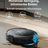 Eufy Omni C20, 7.000Pa, All-in-One-Station, Auto-Entleerung & -Reinigung, 8,5 cm, mit Wischfunktion