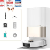 dreame X40 Ultra Complete Robot Vacuum Cleaner with Mop Function, 12,000Pa Suction Power, 70°C Mop, Self-Cleaning, Automatic Emptying, Automatic Refilling, Anti-Tangle and Liftable Brushes