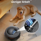 Eufy Omni C20, 7.000Pa, All-in-One-Station, Auto-Entleerung & -Reinigung, 8,5 cm, mit Wischfunktion
