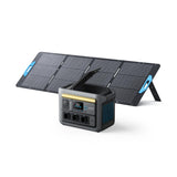 Anker SOLIX C800 Plus Tragbare Powerstation mit 100W Solarpanel, 1200W (1600W Spitzenleistung) Solargenerator für Campingbeleuchtung, 768Wh LiFePO4 Akkus für Camping, Wohmobil, Reisen, Stromausfall