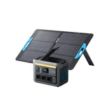 Anker SOLIX C800 Plus Tragbare Powerstation mit 100W Solarpanel, 1200W (1600W Spitzenleistung) Solargenerator für Campingbeleuchtung, 768Wh LiFePO4 Akkus für Camping, Wohmobil, Reisen, Stromausfall