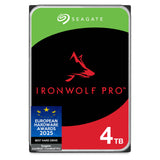 Seagate IronWolf Pro 4TB, NAS Interne Festplatte HDD, 3.5 Zoll, 7200 U/Min, CMR, 256 MB Cache, SATA 6 GB/S, inkl. Data Rescue Service (ST4000NTZ01)