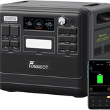 FOSSIBOT F2400 Solargenerator 2048Wh, 2400W (4800W Peak), AC-Ausgänge