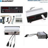 Blaupunkt Bremen SQR 46 DAB Retro Autoradio: Bluetooth, DAB+, USB, Aux-In, 4x50W, Kurze Einbautiefe