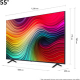 LG 55 Zoll NanoCell 4K Smart TV 2024: α5 Gen7 AI, webOS 24