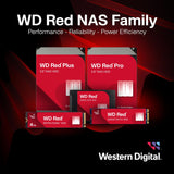 WD Red Pro 12TB NAS 3.5" Interne Festplatte - 7200 RPM Klasse, SATA 6 Gb/s, CMR, 512MB Cache