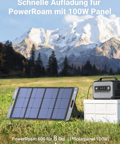 UGREEN Faltbares Solarpanel 100W B-Ware