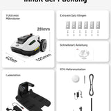MAMMOTION YUKA Mini 500 Robotic Lawnmower, No Boundary Cable, 4G, Auto Mapping, 500m², 50% Incline