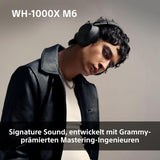 Sony WH-1000XM6 Flagship Noise Cancelling Over-Ear Kopfhörer – Hi-Res Sound, Komfort, faltbar, 30h Akku
