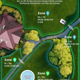 ANTHBOT Genie Mähroboter ohne Begrenzungskabel 3600 m², Full Band RTK + 4-Augen-Vision Roboter-Rasenmäher, 30+ Mehrzonen-Management, KI-Intelligente Hindernisvermeidung & Rasenpflege - Genie 3000