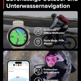 Suunto Ocean AMOLED Tauchcomputer & Multisportuhr: 100m Wasserdicht, GPS, Offline-Karten, 40h