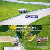 ANTHBOT Genie Mähroboter ohne Begrenzungskabel 3600 m², Full Band RTK + 4-Augen-Vision Roboter-Rasenmäher, 30+ Mehrzonen-Management, KI-Intelligente Hindernisvermeidung & Rasenpflege - Genie 3000