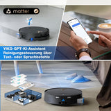 ECOVACS X9 PRO Omni, 16.600Pa, OZMO Roller, ZeroTangle 3.0, Heißwasser-Wischung, TruEdge 2.0, YIKO-GPT