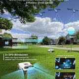 ANTHBOT Genie Mähroboter ohne Begrenzungskabel 3600 m², Full Band RTK + 4-Augen-Vision Roboter-Rasenmäher, 30+ Mehrzonen-Management, KI-Intelligente Hindernisvermeidung & Rasenpflege - Genie 3000
