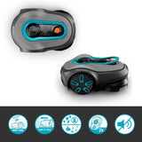 Gardena SILENO Free 1100 m² kabelloser Mähroboter, App & LONA