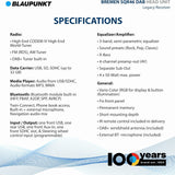 Blaupunkt Bremen SQR 46 DAB Retro Autoradio: Bluetooth, DAB+, USB, Aux-In, 4x50W, Kurze Einbautiefe